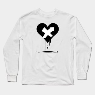 Dripping Ink Long Sleeve T-Shirt